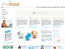 Tablet Screenshot of albaglobal.com